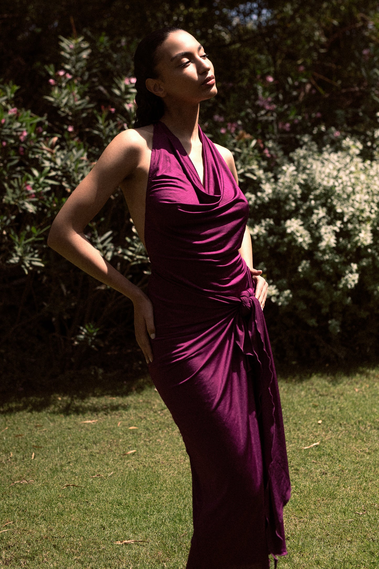 BIMBA DRESS | DEEP PURPLE