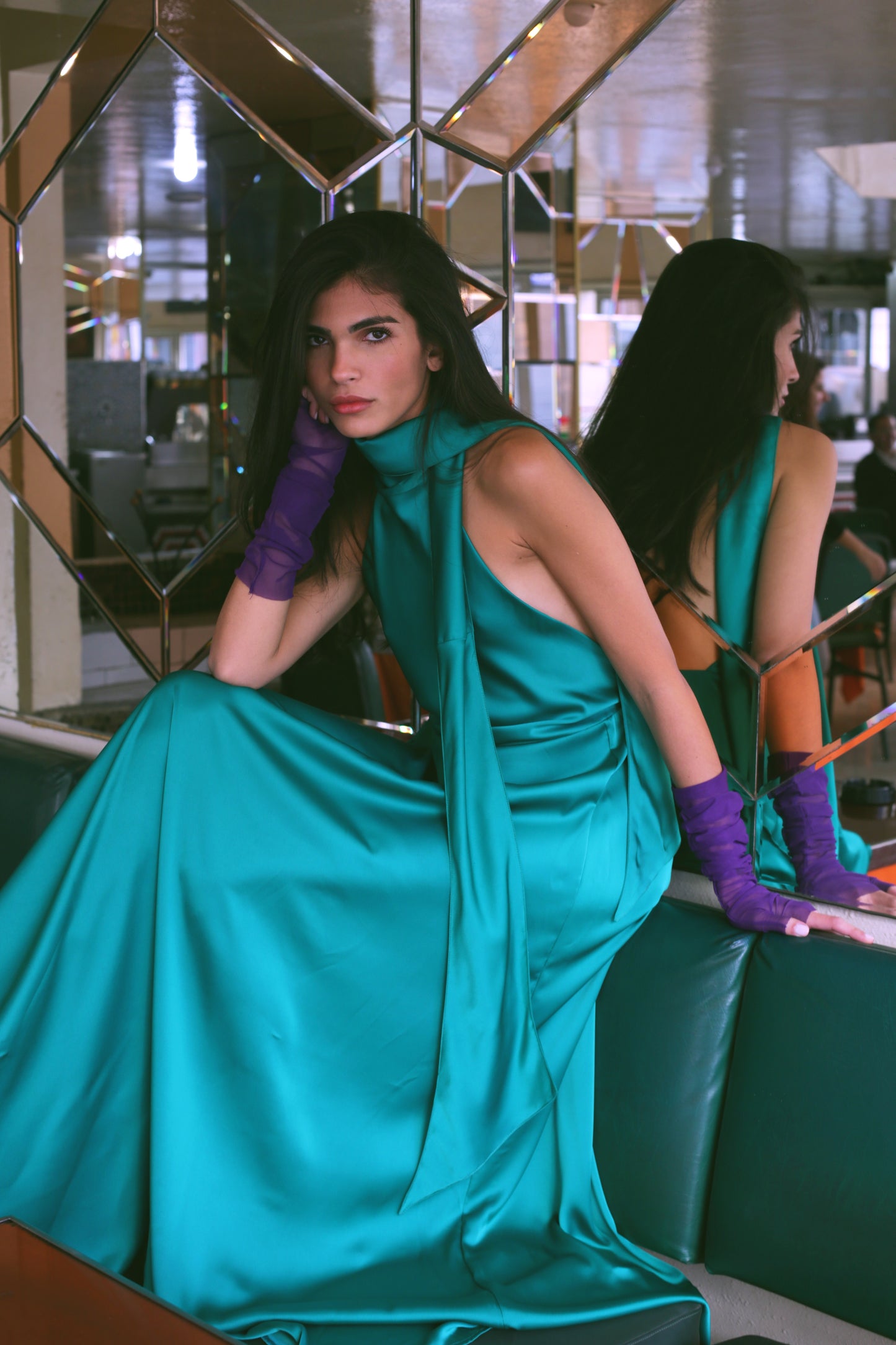 MARIA DRESS | EMERALD