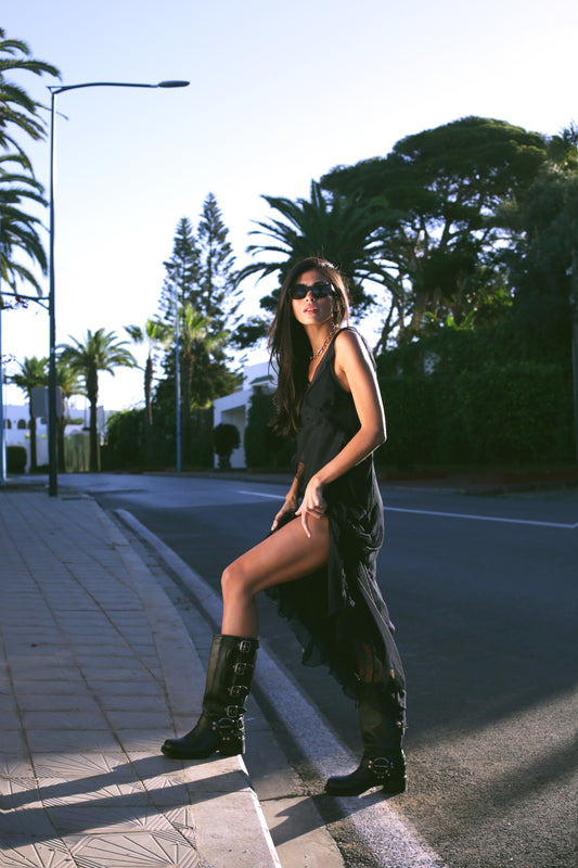 MONICA DRESS | MIDNIGHT BLUE