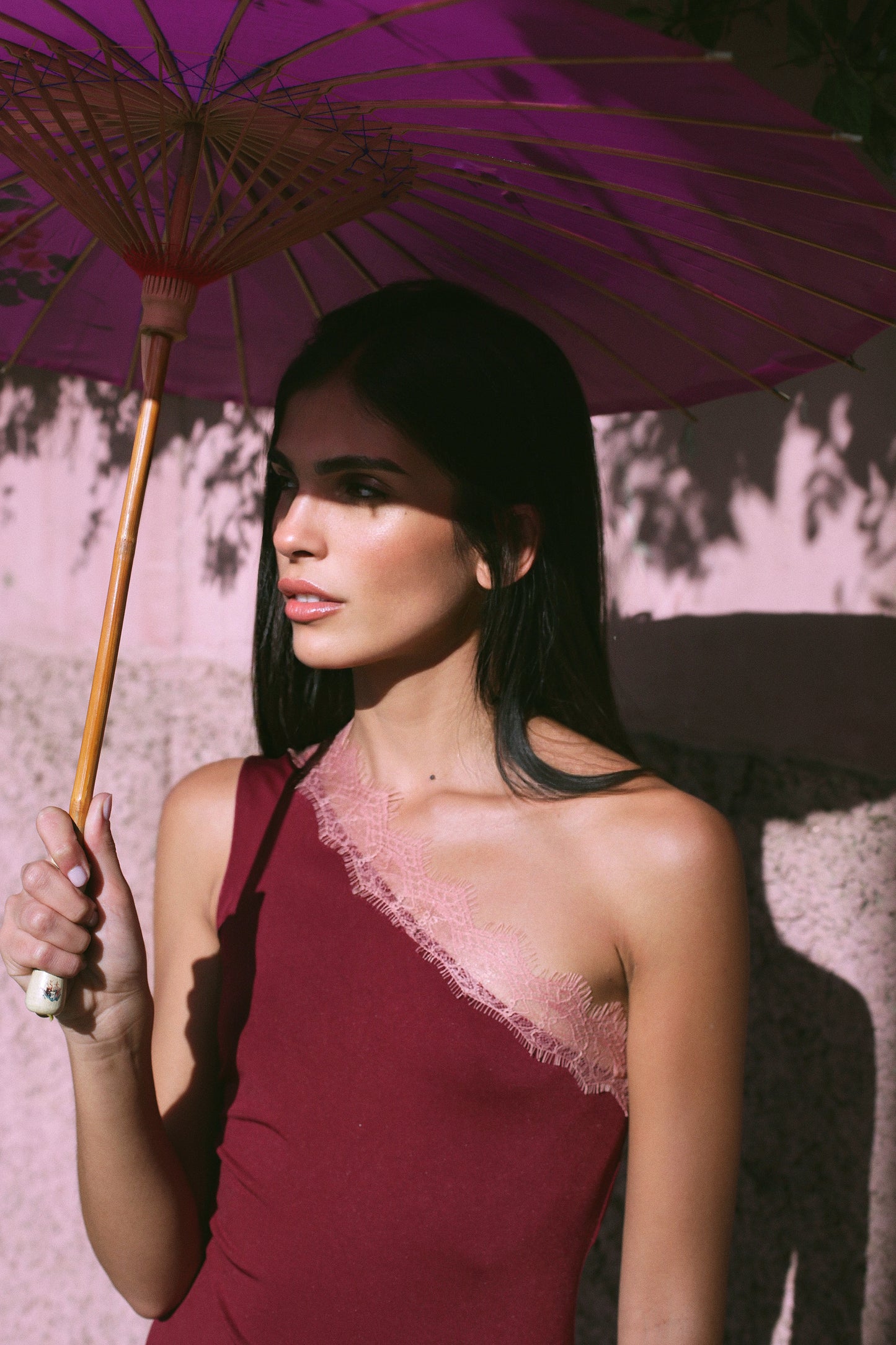 ZOE DRESS | BURGUNDY