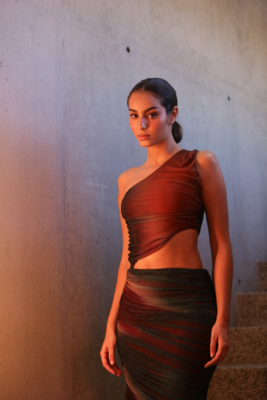 CARA DRESS | SUNSET