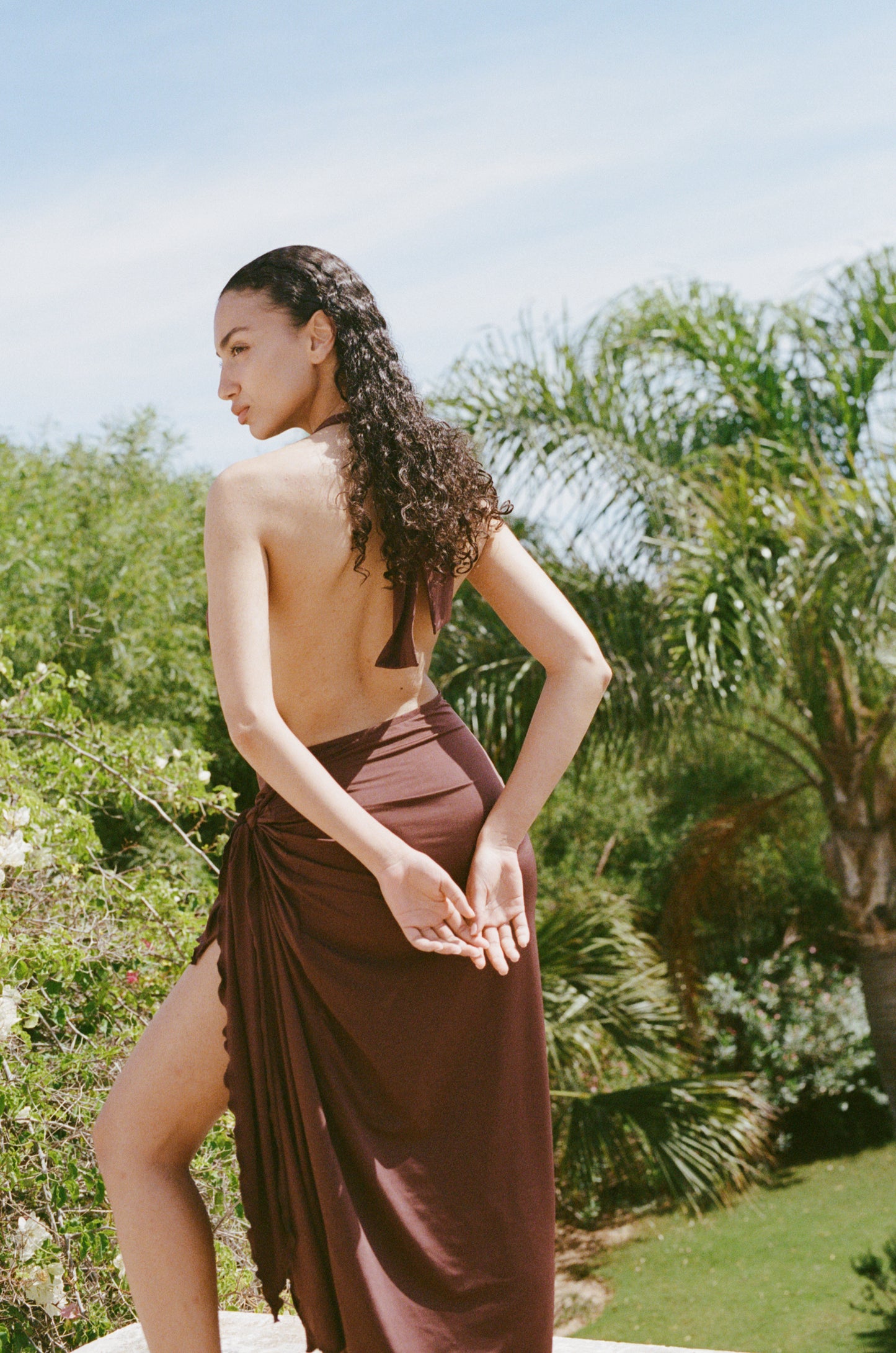 BIMBA DRESS | CHOCOLATE