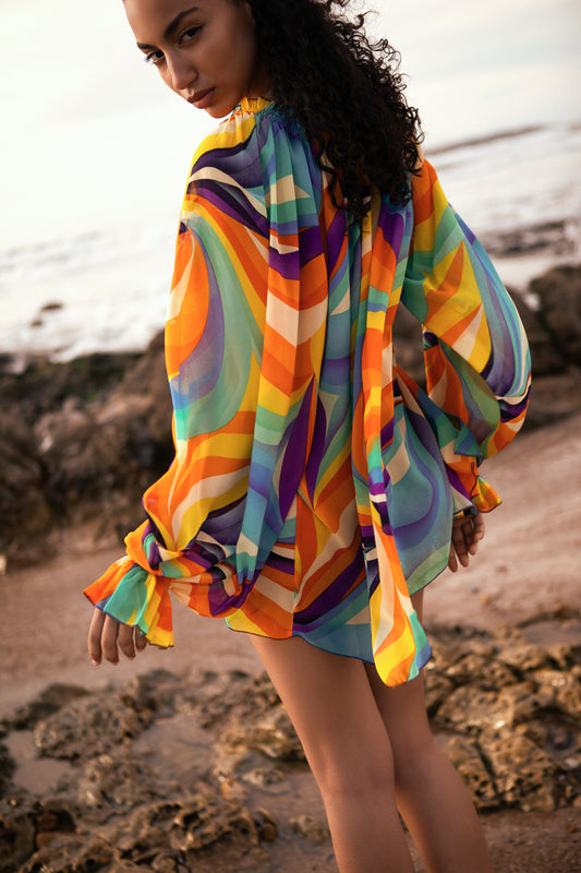 SCARLET BLOUSE | RAINBOW