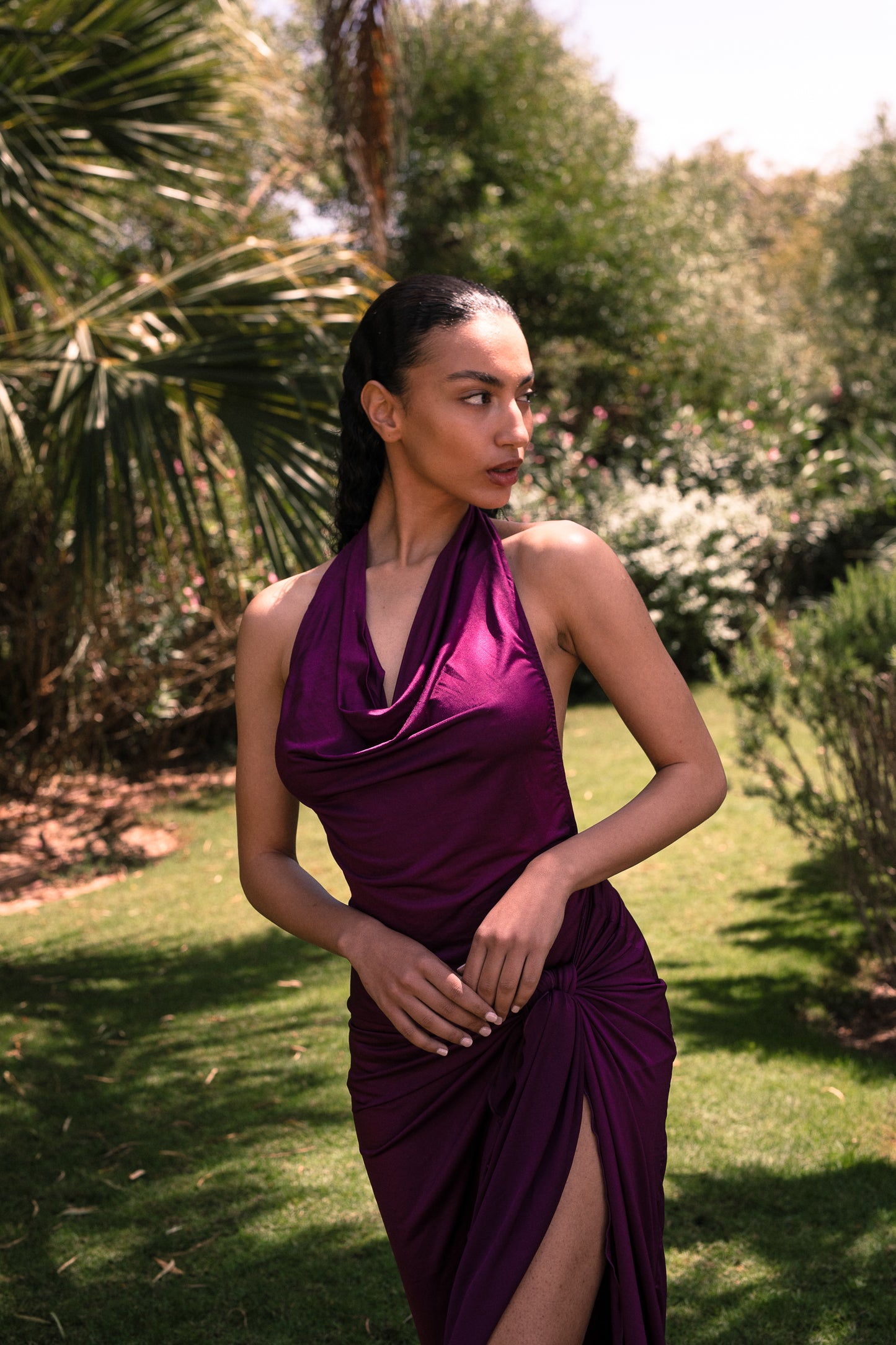 BIMBA DRESS | DEEP PURPLE
